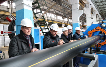 ЗАО «Петерпайп» запустило производство полиэтиленовых труб